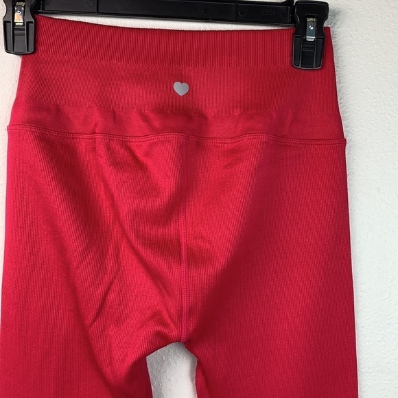 Pink VS x Spiritual Gangster high waist ribbed compression long leggings EUC - Picture 6 of 9